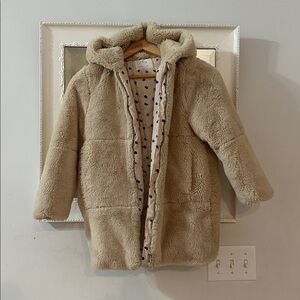 Zara kids faux fur jacket